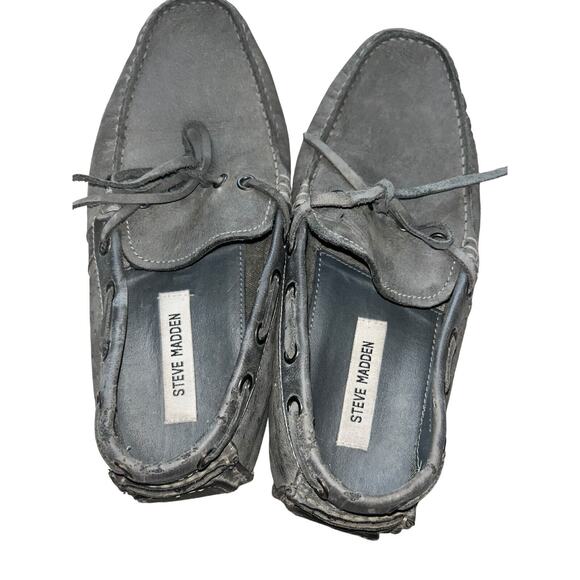 Steve Madden Driving Moccasins ~ Dark Gray ~ Men's Size 9.5 - Picture 6 of 11